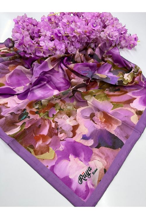Rüya Koton Soft Eşarp Batik Desen 