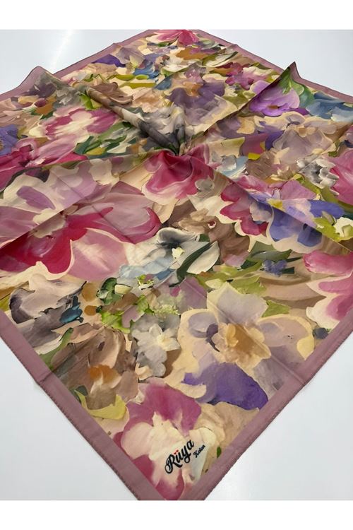 Rüya Koton Soft Eşarp Batik Desen