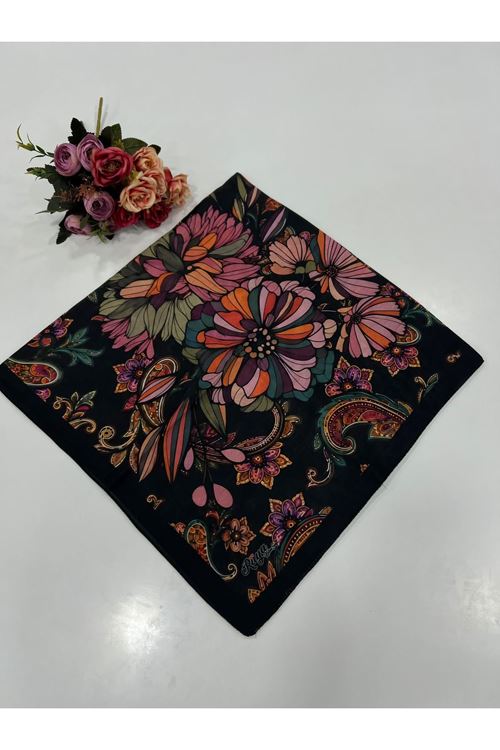 ÖN SİPARİŞ - Rüya Koton Soft Eşarp Osmanlı Çiçeği