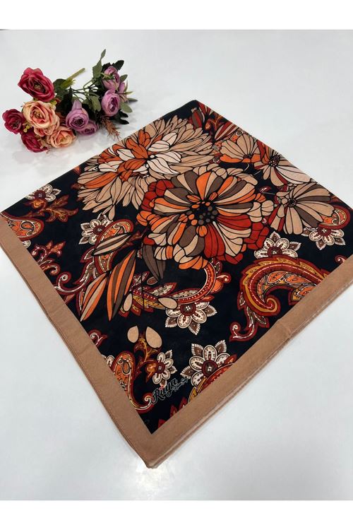 ÖN SİPARİŞ - Rüya Koton Soft Eşarp Osmanlı Çiçeği 