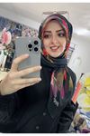 Rüya Koton Eşarp Tüy Desen 
