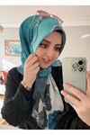 Rüya Koton Eşarp Alsu Modeli Petrol