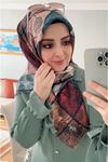 Rüya Koton Eşarp Karedönence Modeli