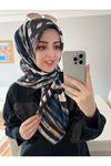 Rüya Koton Eşarp Meşhur Zebra Parlement