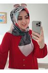 Rüya Koton Eşarp Zebra Sportif Model