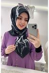 Rüya Koton Eşarp Mermer