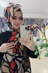 Valens Trend Fresh Koton Şal (Yaprak Desen)