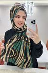 Valens Trend Fresh Koton Şal (Meşhur Yeşil Zebra)