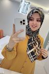 Rüya Koton Eşarp Çizgi Leopar Modeli