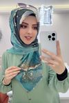 Rüya Koton Eşarp Alsu Modeli Petrol