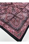 Etnik Etro Desen Pırıltı Eşarp  