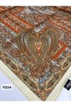 Rüya Lina Etnik Desen Soft Eşarp Kod: 0071 - V254