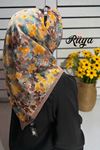 Rüya Lina Bahar Desen Soft Eşarp Kod: 3865 - V13