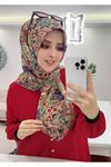 Rüya Koton Eşarp Etnik Zerda Modeli  