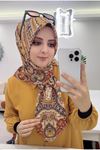 Rüya Koton Eşarp Etnik Desen