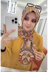 Rüya Koton Eşarp Etnik Desen