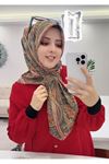 Rüya Koton Eşarp Etnik Desen