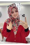 Rüya Koton Eşarp Rengo Desen