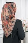 Rüya Lina Retro Desen Soft Eşarp   