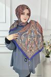 Rüya Lina Etnik Etro Desen Soft Eşarp Kod : 3225