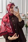 Rose Desen Pamuklu Kraş Şal Kod : 8254