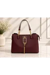 Royal Zincir Detay  Çanta - Bordo